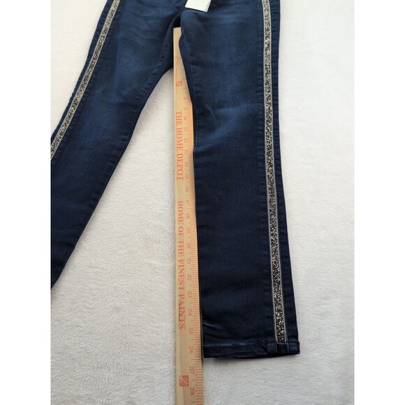 Tommy Bahama High Rise Ankle Tema Indigo Sparkle Denim Seacoast Wash Size 4 NWT - Picture 6 of 16